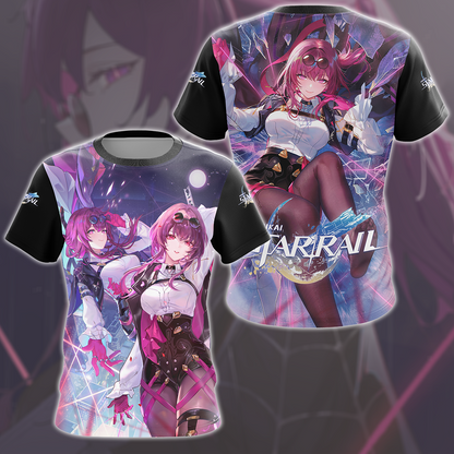 Honkai: Star Rail Kafka Video Game All Over Printed T-shirt Tank Top Zip Hoodie Pullover Hoodie Hawaiian Shirt Beach Shorts Joggers T-shirt