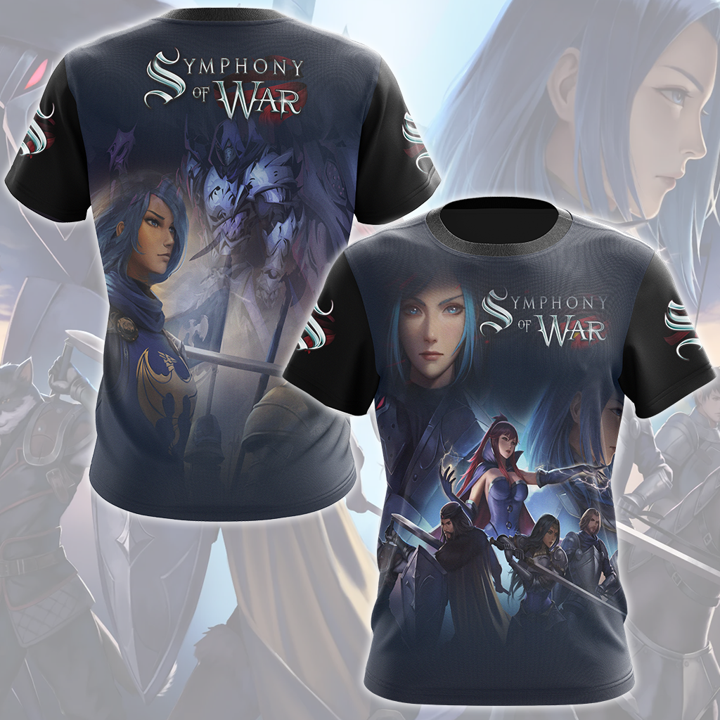 Symphony of War: The Nephilim Saga Video Game All Over Printed T-shirt Tank Top Zip Hoodie Pullover Hoodie Hawaiian Shirt Beach Shorts Joggers T-shirt S 