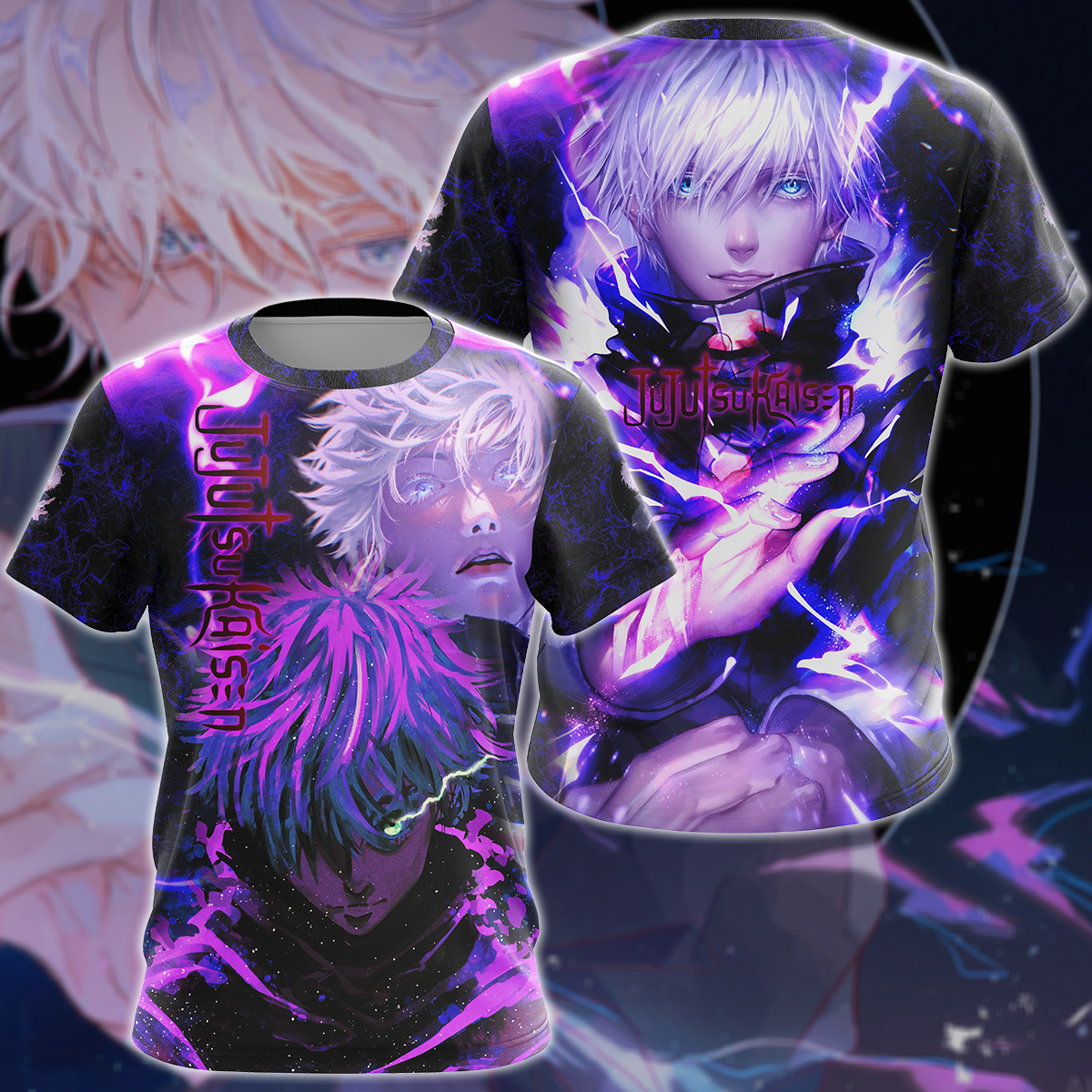 Jujutsu Kaisen Gojo Satoru 3D All Over Print T-shirt Tank Top Zip Hoodie Pullover Hoodie Hawaiian Shirt Beach Shorts Jogger T-shirt