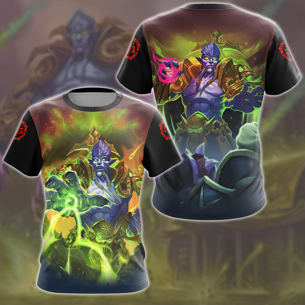 World Of Warcraft Archimonde Video Game All Over Printed T-shirt Tank Top Zip Hoodie Pullover Hoodie Hawaiian Shirt Beach Shorts Joggers T-shirt