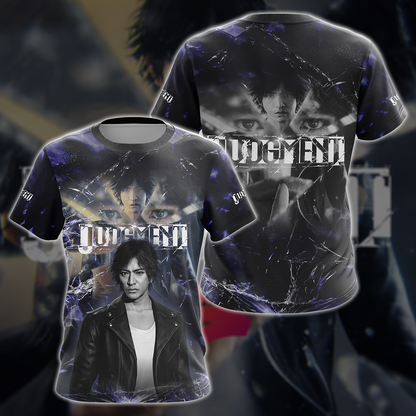 Judgment Video Game 3D All Over Printed T-shirt Tank Top Zip Hoodie Pullover Hoodie Hawaiian Shirt Beach Shorts Jogger T-shirt