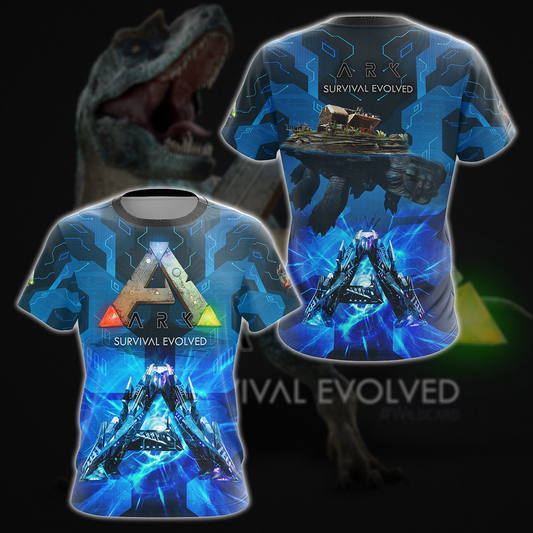 ARK: Survival Evolved Video Game 3D All Over Printed T-shirt Tank Top Zip Hoodie Pullover Hoodie Hawaiian Shirt Beach Shorts Jogger T-shirt
