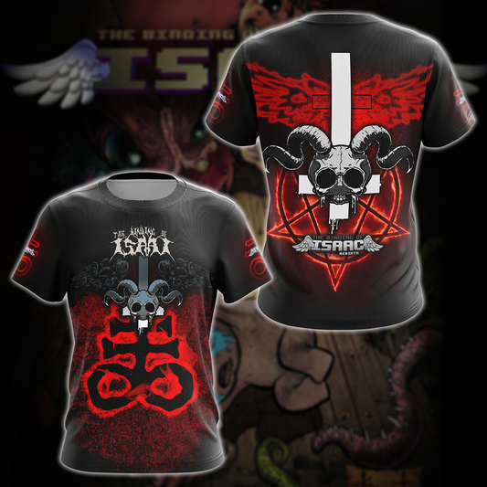 The Binding of Isaac: Rebirth Video Game 3D All Over Printed T-shirt Tank Top Zip Hoodie Pullover Hoodie Hawaiian Shirt Beach Shorts Jogger T-shirt