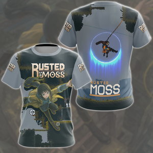 Rusted Moss Video Game All Over Printed T-shirt Tank Top Zip Hoodie Pullover Hoodie Hawaiian Shirt Beach Shorts Joggers T-shirt S 