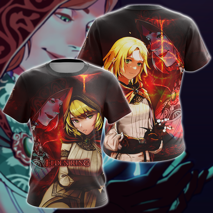 Elden Ring Roderika Video Game 3D All Over Print T-shirt Tank Top Zip Hoodie Pullover Hoodie Hawaiian Shirt Beach Shorts Jogger T-shirt