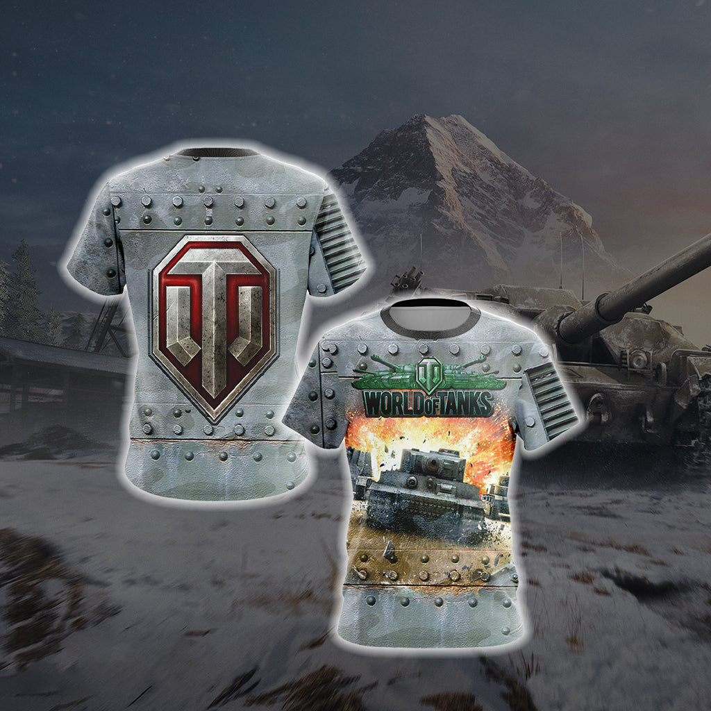 World of Tanks New Unisex 3D T-shirt   