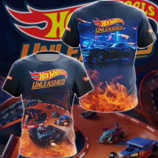 Hot Wheels Unleashed Video Game 3D All Over Print T-shirt Tank Top Zip Hoodie Pullover Hoodie Hawaiian Shirt Beach Shorts Jogger T-shirt