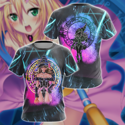 Yu-gi-oh! Dark Magician Girl 3D All Over Print T-shirt Tank Top Zip Hoodie Pullover Hoodie Hawaiian Shirt Beach Shorts Jogger T-shirt