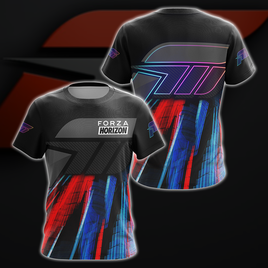 Forza Horizon All Over Print T-shirt Tank Top Zip Hoodie Pullover Hoodie Hawaiian Shirt T-shirt