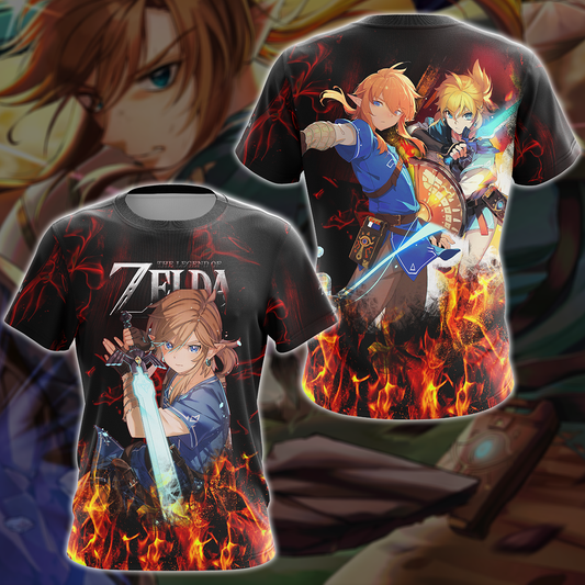 The Legend of Zelda Video Game 3D All Over Print T-shirt Tank Top Zip Hoodie Pullover Hoodie Hawaiian Shirt Beach Shorts Jogger T-shirt
