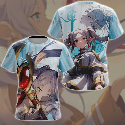 Frieren Anime Manga All Over Printed T-shirt Tank Top Zip Hoodie Pullover Hoodie Hawaiian Shirt Beach Shorts Joggers