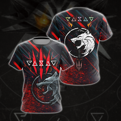 The Witcher All Over Print T-shirt Tank Top Zip Hoodie Pullover Hoodie Hawaiian Shirt T-shirt
