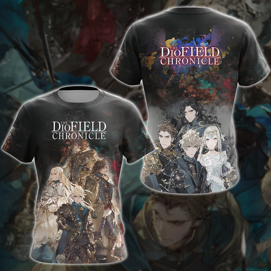 The DioField Chronicle Video Game 3D All Over Print T-shirt Tank Top Zip Hoodie Pullover Hoodie Hawaiian Shirt Beach Shorts Jogger T-shirt