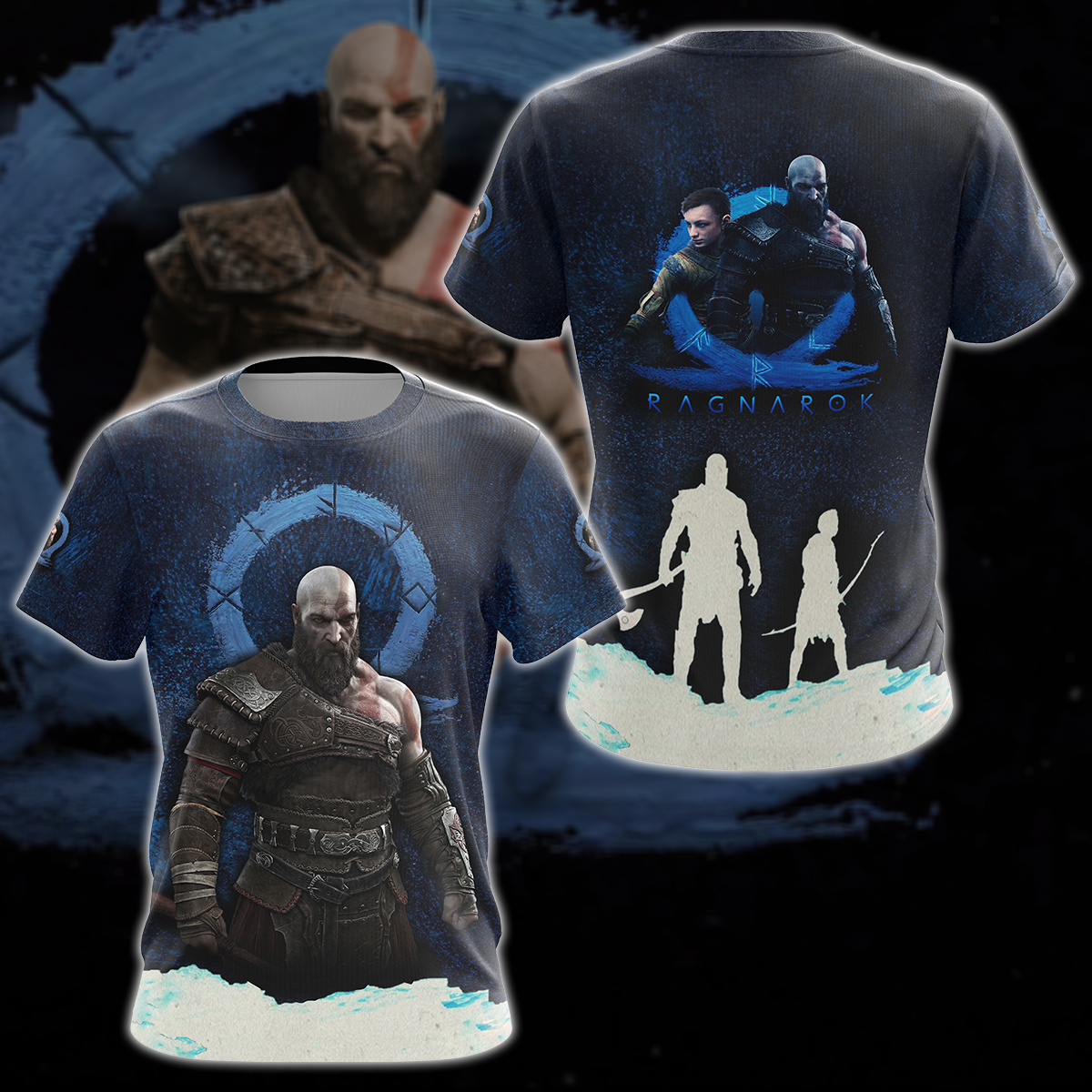 God of War Ragnarok Video Game 3D All Over Print T-shirt Tank Top Zip Hoodie Pullover Hoodie Hawaiian Shirt Beach Shorts Jogger T-shirt