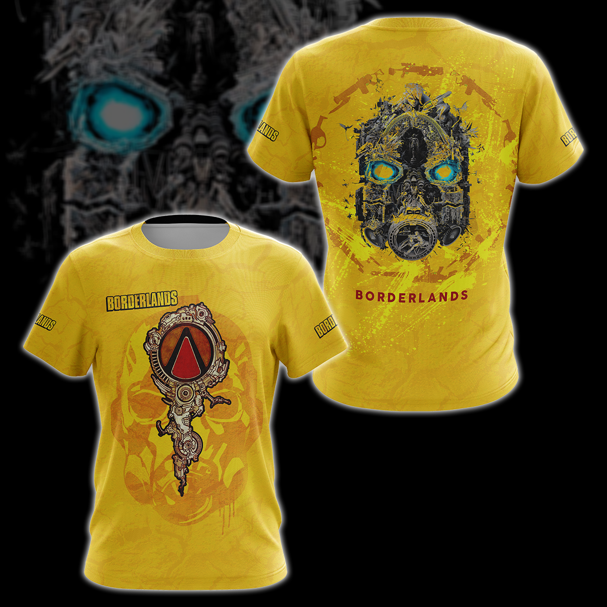 Borderlands Video Game 3D All Over Printed T-shirt Tank Top Zip Hoodie Pullover Hoodie Hawaiian Shirt Beach Shorts Jogger T-shirt