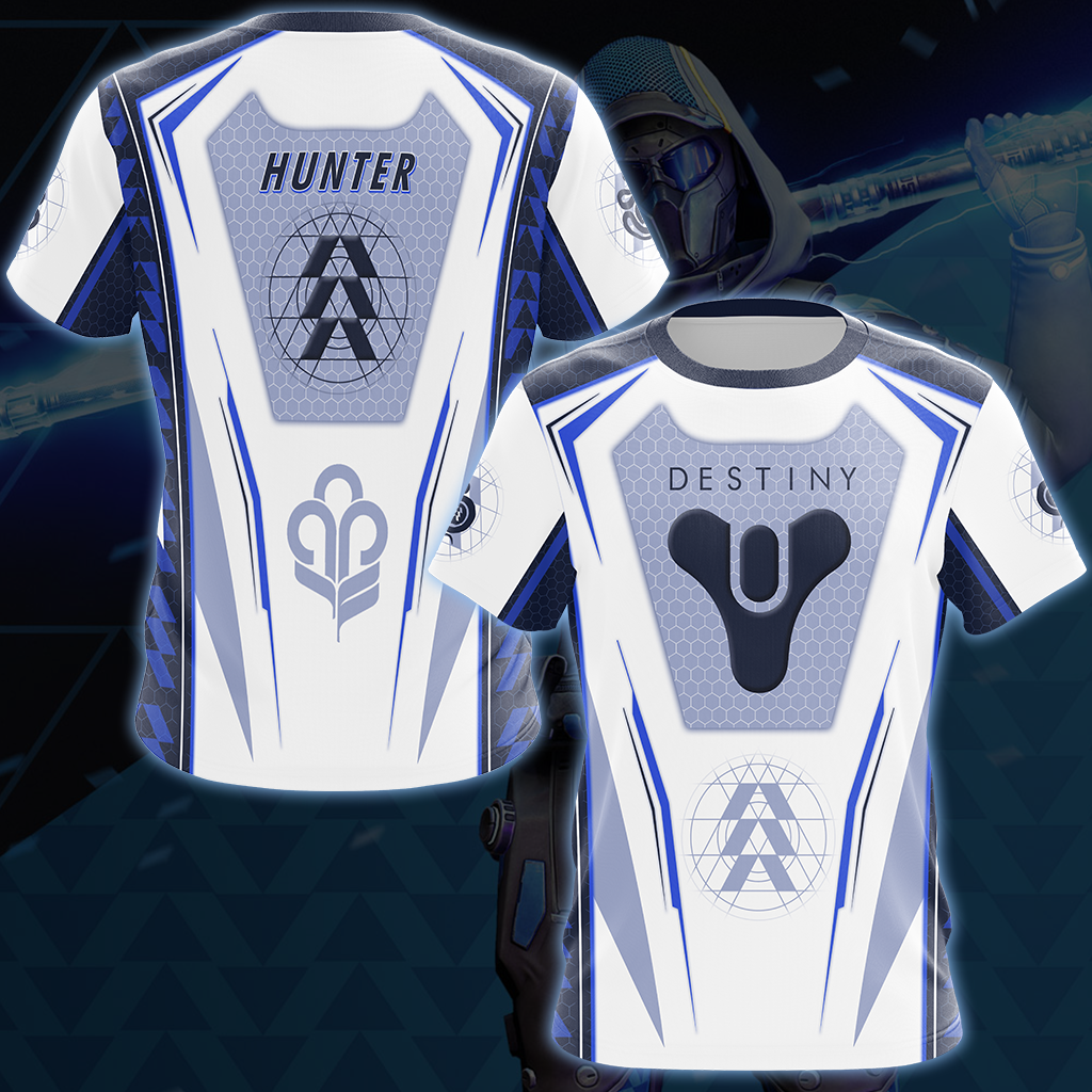 Destiny Hunter Video Game All Over Printed T-shirt Tank Top Zip Hoodie Pullover Hoodie Hawaiian Shirt Beach Shorts Joggers T-shirt