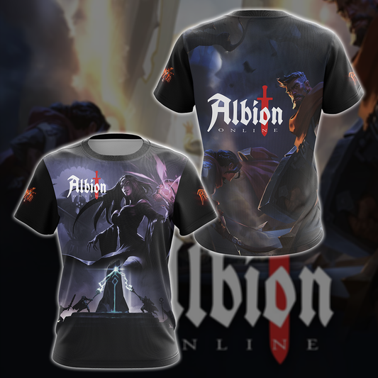 Albion Online Video Game 3D All Over Printed T-shirt Tank Top Zip Hoodie Pullover Hoodie Hawaiian Shirt Beach Shorts Jogger T-shirt
