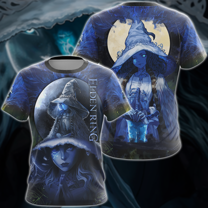 Elden Ring Ranni The Witch (Renna) Video Game 3D All Over Print T-shirt Tank Top Zip Hoodie Pullover Hoodie Hawaiian Shirt Beach Shorts Jogger T-shirt