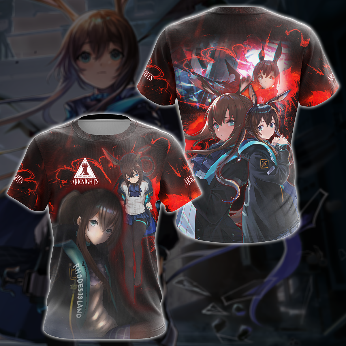 Arknights Video Game 3D All Over Print T-shirt Tank Top Zip Hoodie Pullover Hoodie Hawaiian Shirt Beach Shorts Jogger T-shirt