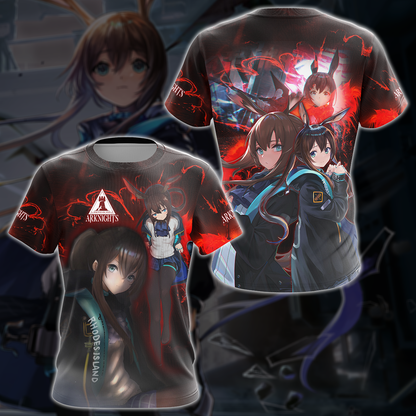 Arknights Video Game 3D All Over Print T-shirt Tank Top Zip Hoodie Pullover Hoodie Hawaiian Shirt Beach Shorts Jogger T-shirt