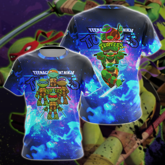 Teenage Mutant Ninja Turtle TMNT Video Game 3D All Over Print T-shirt Tank Top Zip Hoodie Pullover Hoodie Hawaiian Shirt Beach Shorts Jogger T-shirt