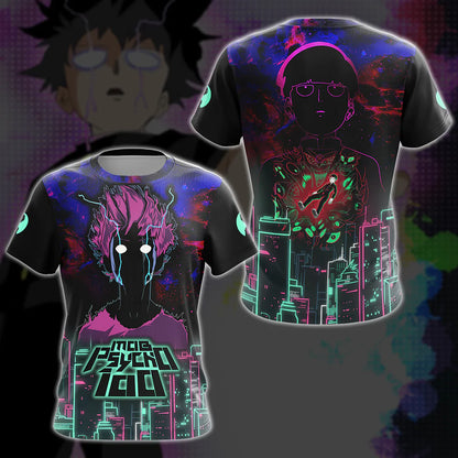 Mob Psycho 100 Anime Anime Manga 3D All Over Print T-shirt Tank Top Zip Hoodie Pullover Hoodie Hawaiian Shirt Beach Shorts Jogger T-shirt