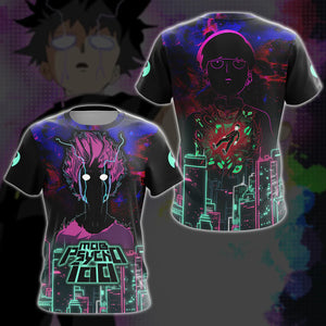 Mob Psycho 100 Anime Anime Manga 3D All Over Print T-shirt Tank Top Zip Hoodie Pullover Hoodie Hawaiian Shirt Beach Shorts Jogger T-shirt S 