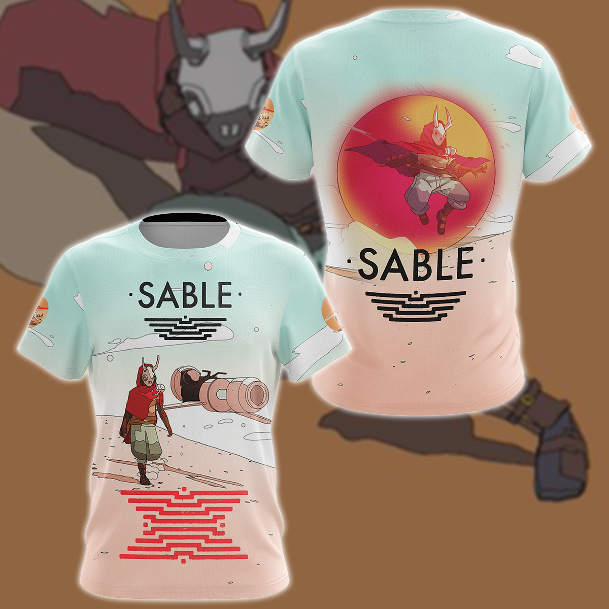 Sable Video Game 3D All Over Printed T-shirt Tank Top Zip Hoodie Pullover Hoodie Hawaiian Shirt Beach Shorts Jogger T-shirt