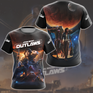 Star Wars Outlaws Video Game All Over Printed T-shirt Tank Top Zip Hoodie Pullover Hoodie Hawaiian Shirt Beach Shorts Joggers T-shirt S 