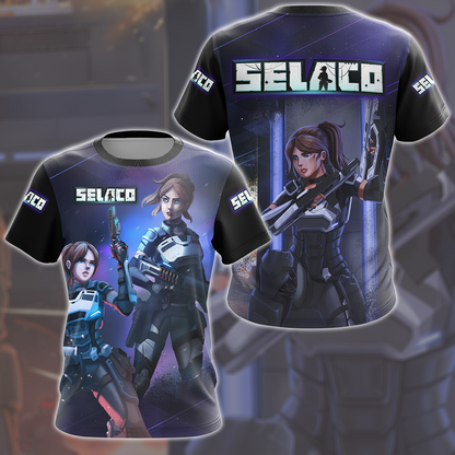 Selaco Video Game All Over Printed T-shirt Tank Top Zip Hoodie Pullover Hoodie Hawaiian Shirt Beach Shorts Joggers T-shirt