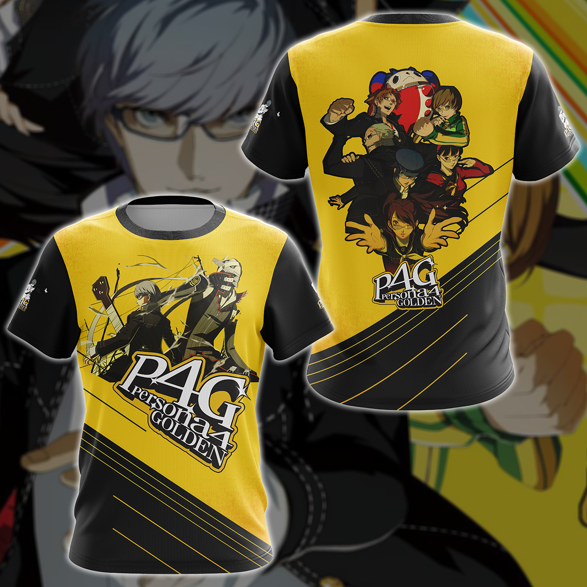 Persona 4 Golden Video Game 3D All Over Printed T-shirt Tank Top Zip Hoodie Pullover Hoodie Hawaiian Shirt Beach Shorts Jogger T-shirt