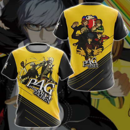 Persona 4 Golden Video Game 3D All Over Printed T-shirt Tank Top Zip Hoodie Pullover Hoodie Hawaiian Shirt Beach Shorts Jogger T-shirt