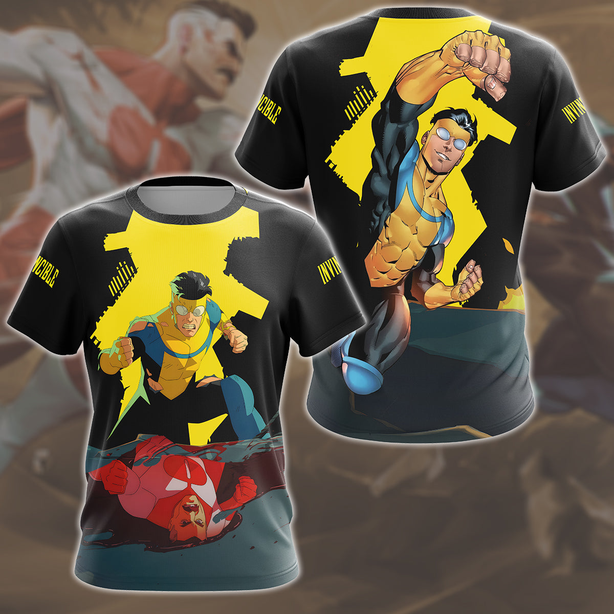 Invincible TV Series All Over Printed T-shirt Tank Top Zip Hoodie Pullover Hoodie Hawaiian Shirt Beach Shorts Joggers