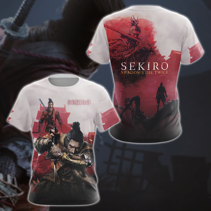 Sekiro: Shadows Die Twice Video Game 3D All Over Printed T-shirt Tank Top Zip Hoodie Pullover Hoodie Hawaiian Shirt Beach Shorts Jogger T-shirt