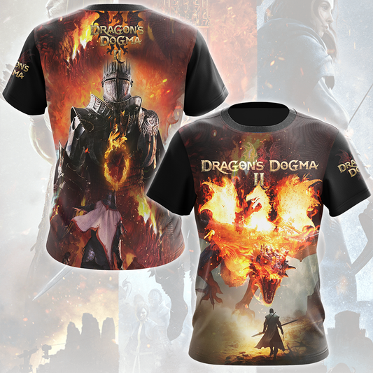 Dragon’s Dogma II Video Game All Over Printed T-shirt Tank Top Zip Hoodie Pullover Hoodie Hawaiian Shirt Beach Shorts Joggers T-shirt