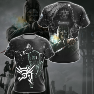 Dishonored Video Game 3D All Over Printed T-shirt Tank Top Zip Hoodie Pullover Hoodie Hawaiian Shirt Beach Shorts Jogger T-shirt S 