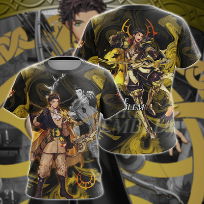 Fire Emblem: Three Houses - Claude Video Game 3D All Over Print T-shirt Tank Top Zip Hoodie Pullover Hoodie Hawaiian Shirt Beach Shorts Jogger T-shirt