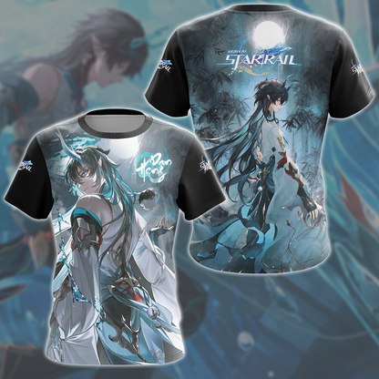 Honkai: Star Rail Dan Heng Video Game All Over Printed T-shirt Tank Top Zip Hoodie Pullover Hoodie Hawaiian Shirt Beach Shorts Joggers T-shirt