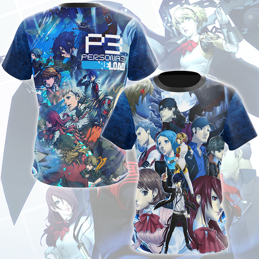 Persona 3 Reload Video Game All Over Printed T-shirt Tank Top Zip Hoodie Pullover Hoodie Hawaiian Shirt Beach Shorts Joggers T-shirt