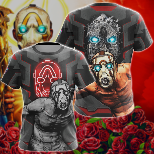 Borderlands Video Game 3D All Over Print T-shirt Tank Top Zip Hoodie Pullover Hoodie Hawaiian Shirt Beach Shorts Jogger T-shirt