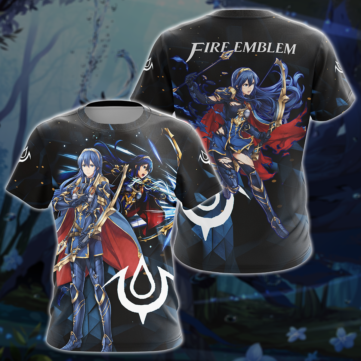 Fire Emblem Lucina Video Game 3D All Over Printed T-shirt Tank Top Zip Hoodie Pullover Hoodie Hawaiian Shirt Beach Shorts Joggers T-shirt S 