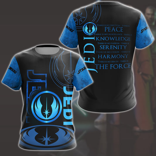 Star Wars The Jedi Code Video Game All Over Printed T-shirt Tank Top Zip Hoodie Pullover Hoodie Hawaiian Shirt Beach Shorts Joggers