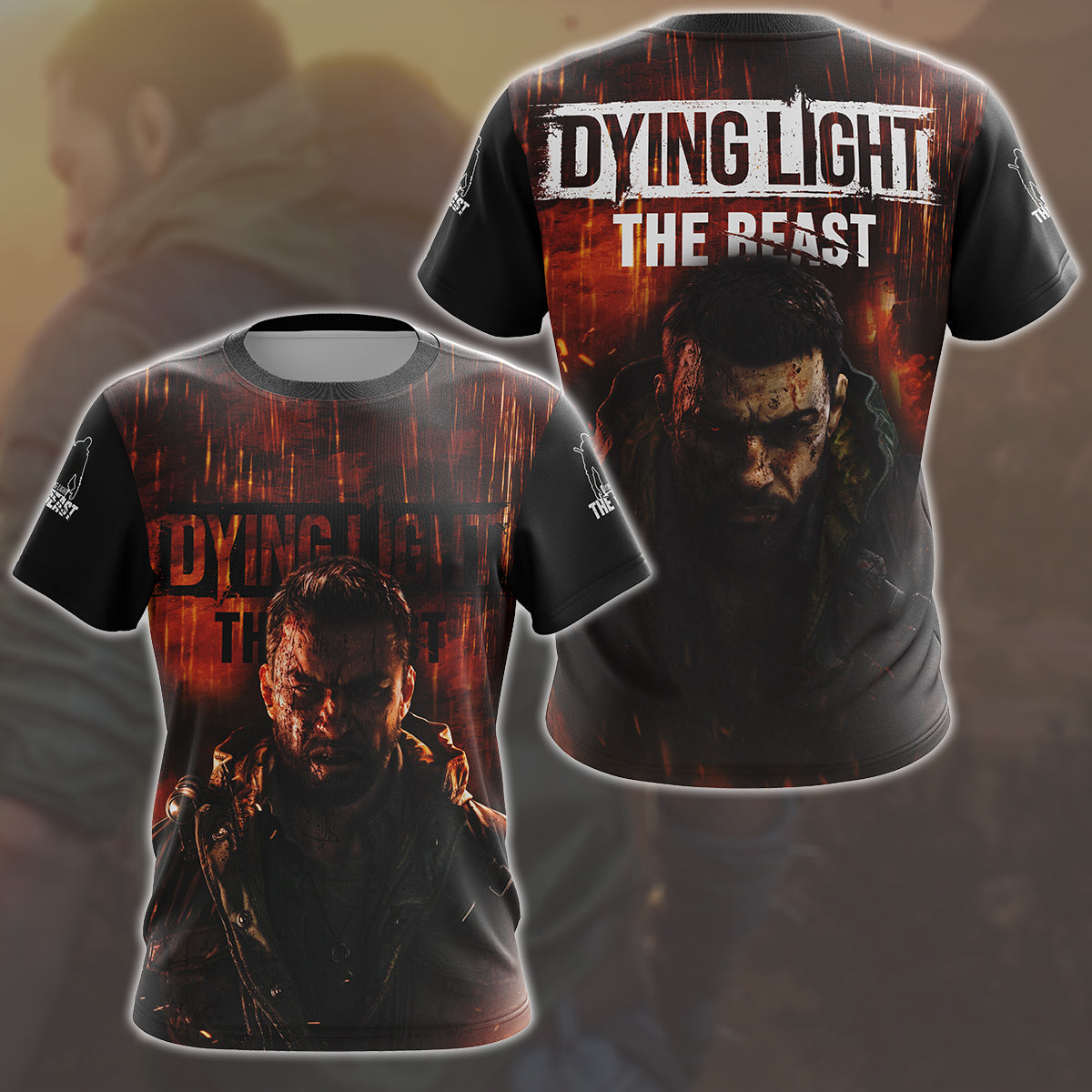 Dying Light: The Beast Video Game All Over Printed T-shirt Tank Top Zip Hoodie Pullover Hoodie Hawaiian Shirt Beach Shorts Joggers T-shirt