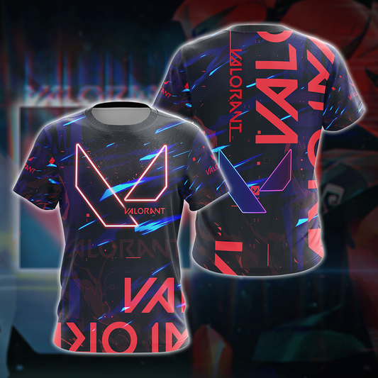Valorant 3D All Over Print T-shirt Tank Top Zip Hoodie Pullover Hoodie Hawaiian Shirt Beach Shorts Jogger T-shirt