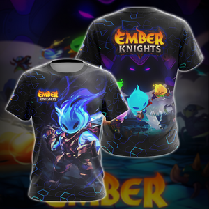 Ember Knights Video Game 3D All Over Printed T-shirt Tank Top Zip Hoodie Pullover Hoodie Hawaiian Shirt Beach Shorts Jogger T-shirt S 