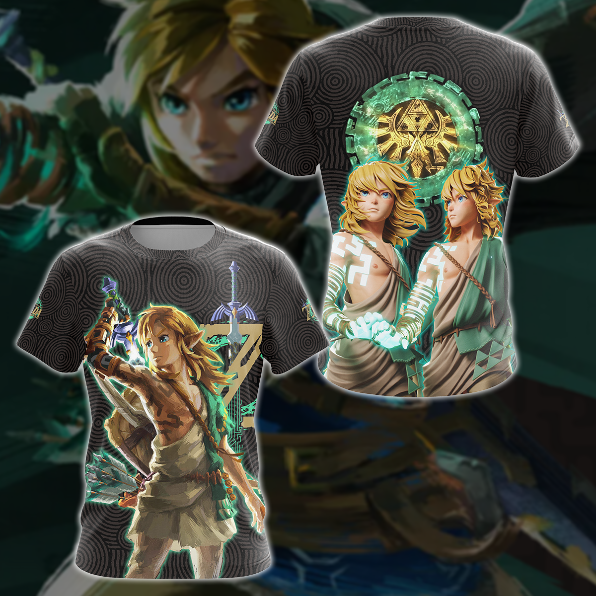 The Legend of Zelda: Tears of the Kingdom Video Game 3D All Over Printed T-shirt Tank Top Zip Hoodie Pullover Hoodie Hawaiian Shirt Beach Shorts Jogger T-shirt