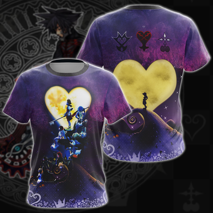Kingdom Hearts Video Game 3D All Over Print T-shirt Tank Top Zip Hoodie Pullover Hoodie Hawaiian Shirt Beach Shorts Jogger T-shirt