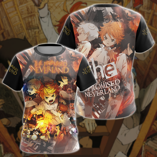 The Promised Neverland Anime All-Over T-shirt Hoodie Tank Top Hawaiian Shirt Beach Shorts Joggers T-shirt