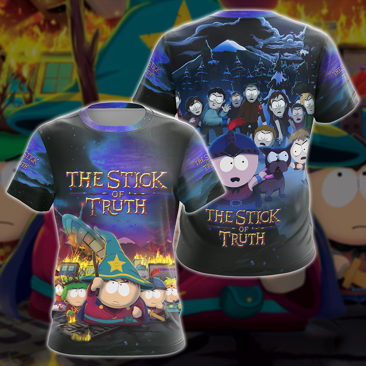 The Stick of Truth Video Game All-Over T-shirt Hoodie Tank Top Hawaiian Shirt Beach Shorts Joggers T-shirt