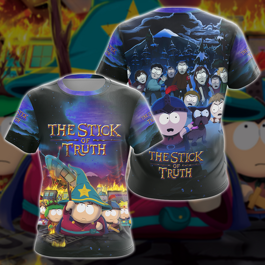 The Stick of Truth Video Game All-Over T-shirt Hoodie Tank Top Hawaiian Shirt Beach Shorts Joggers T-shirt